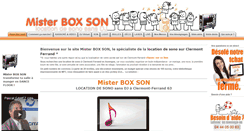 Desktop Screenshot of mister-box-son.com
