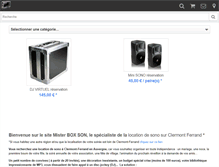 Tablet Screenshot of mister-box-son.com